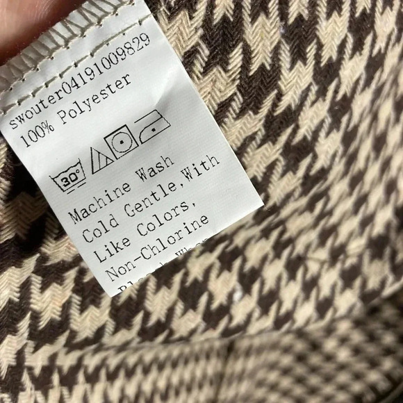 SHEIN houndstooth long blazer - Picture 5 of 5